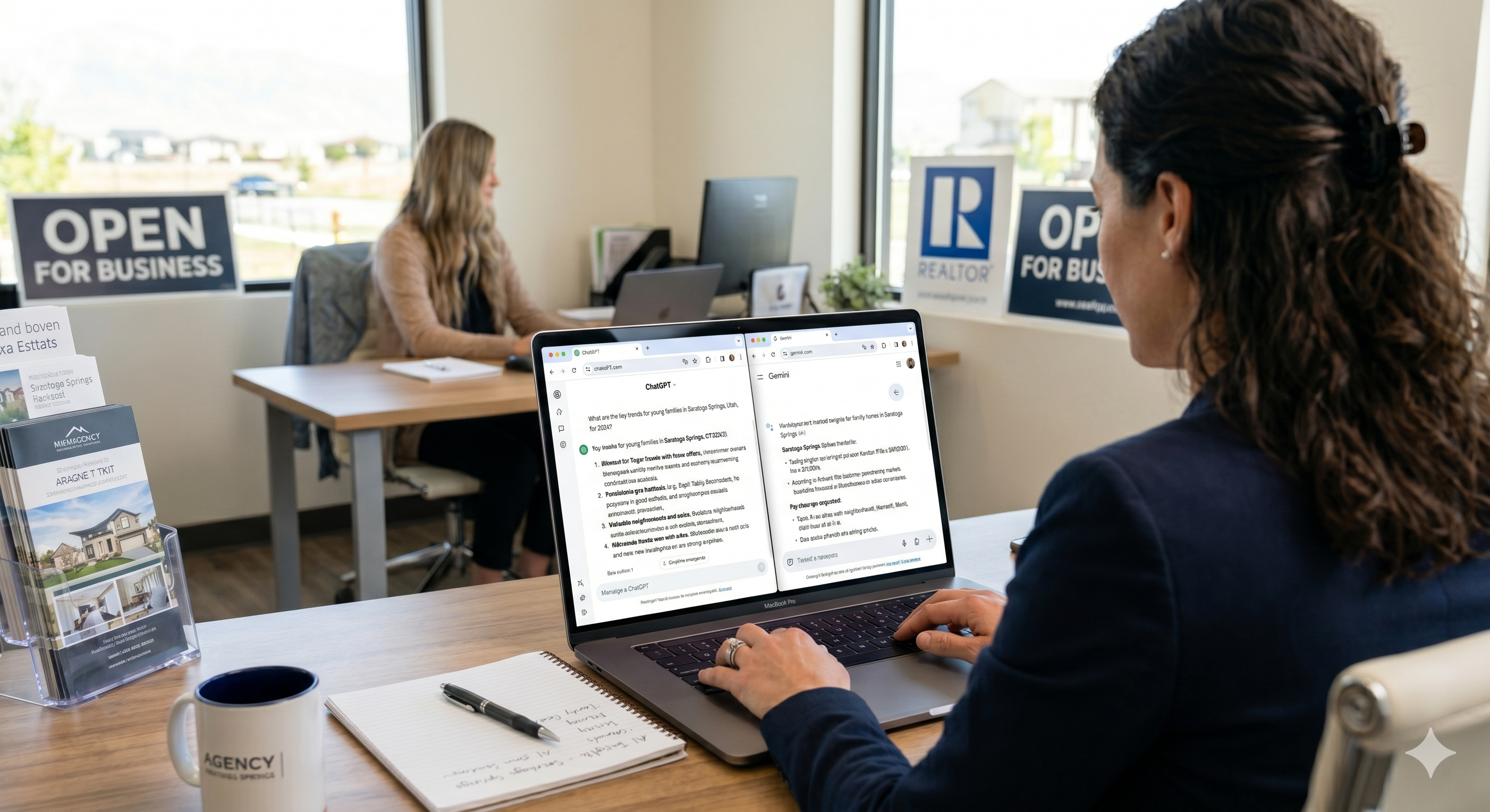 realtor using AI search tools